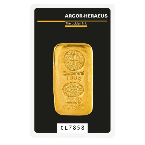 100g zlata | Argor-Heraeus