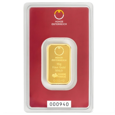 10g zlata - Münze Österreich