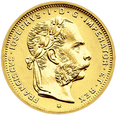 20 avstrijskih frankov - 8 florinov