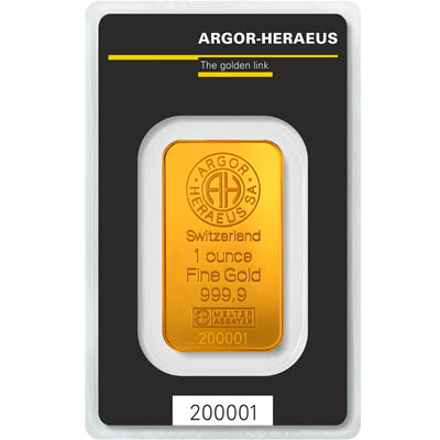 1 unča zlata | Argor-Heraeus