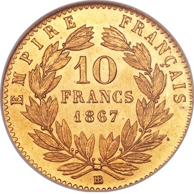 10 francoskih frankov