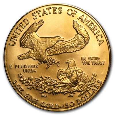 1 unča zlata - Ameriški orel