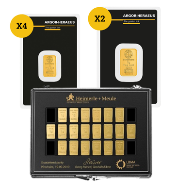 Komplet naložbenega zlata 