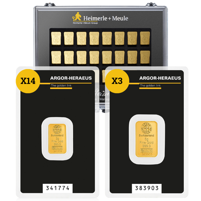 Komplet naložbenega zlata 