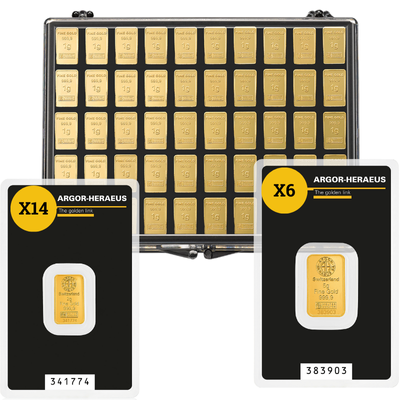 Komplet naložbenega zlata 